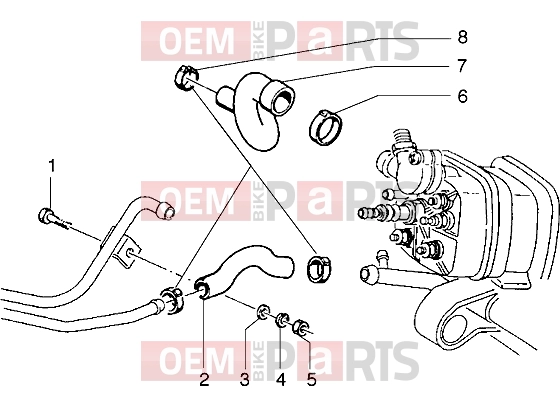 gilera Runner 50 2T Engine » Installation de refroidissement