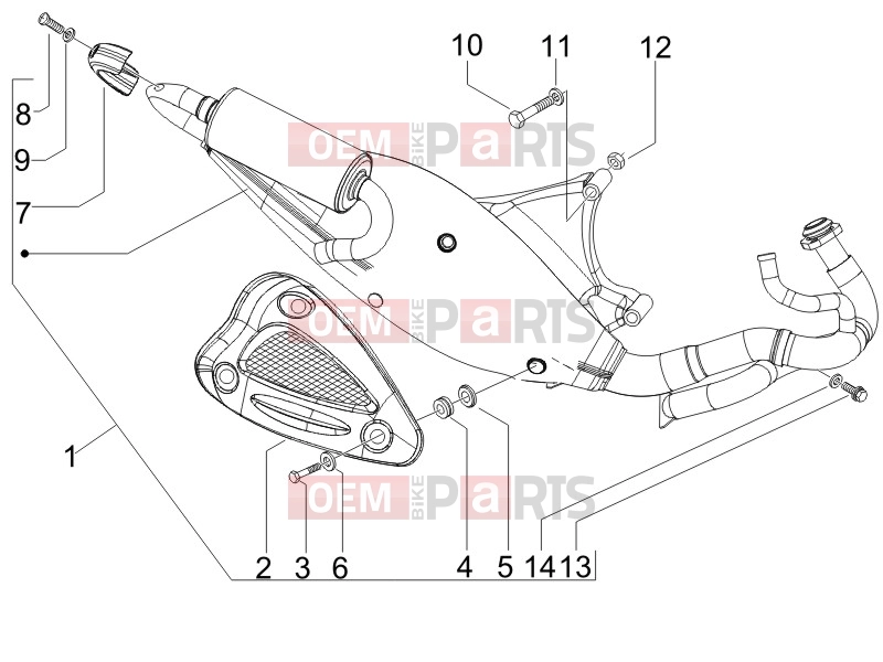 gilera 2006 Runner 50 SP -SC- Engine » Silencer