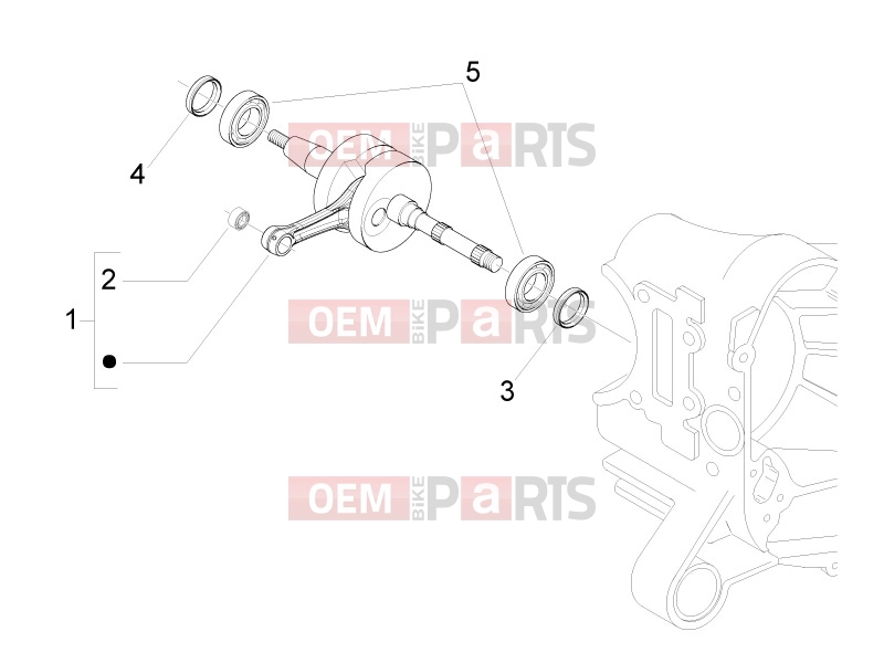 gilera 2013 Runner 50 SP Engine » Crankshaft