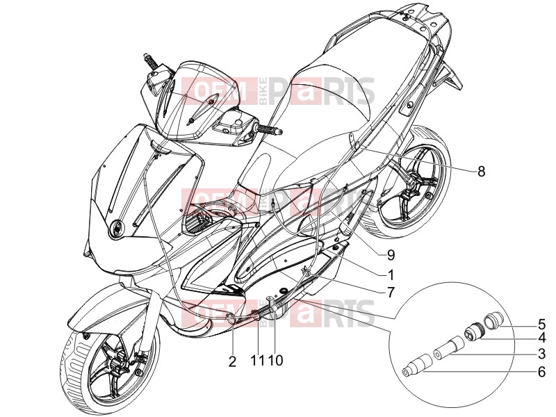 gilera 2014 Runner 50 SP Braking system - Transmissions » Transmissions