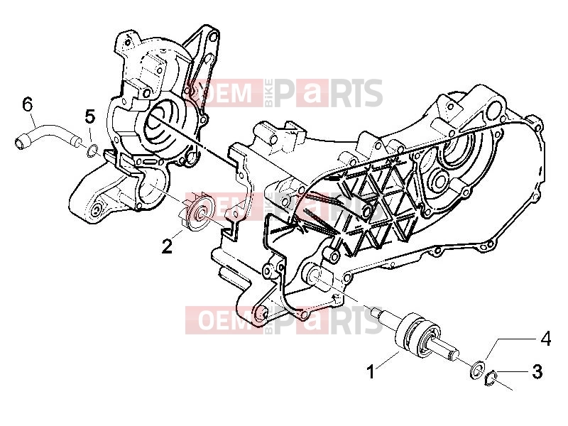gilera 2017 Runner 50 SP Engine » Cooler pump