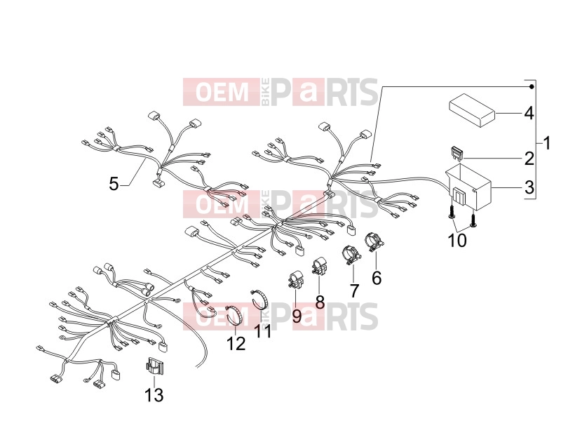 gilera 2008 Runner 200 ST 4T Electrical system » Main cable harness
