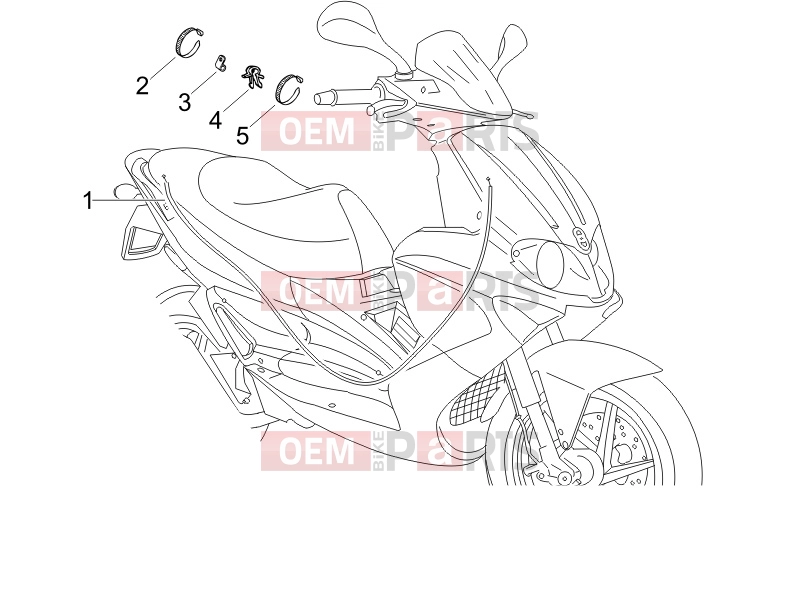 gilera 2011 Runner 200 ST 4T Braking system - Transmissions » Transmissions