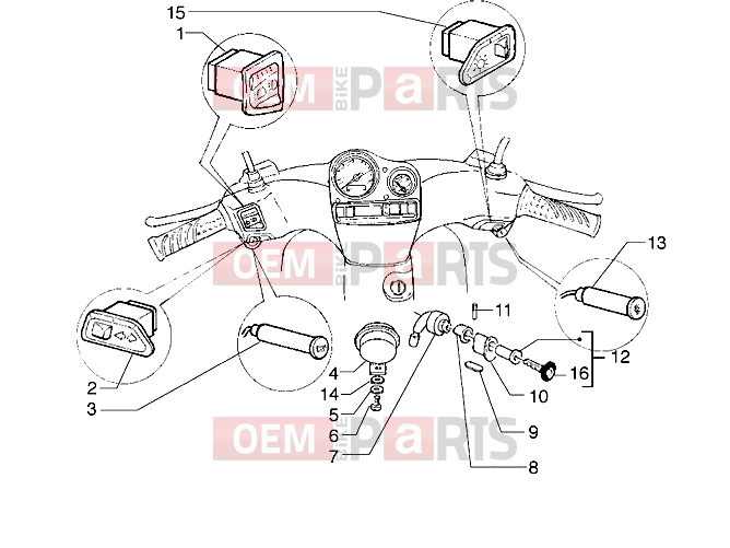 Electrical system » Electrical devices - Gilera Stalker 50