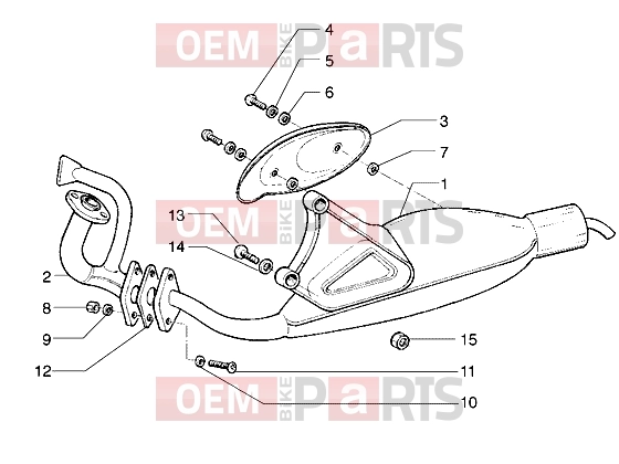 gilera Stalker 50 Engine » Silencer
