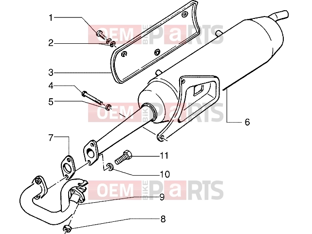 Engine » Silencer - Gilera Storm 50