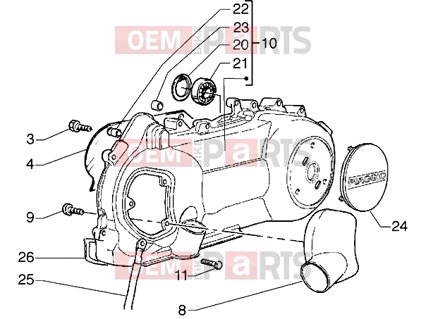 gilera Runner VX Engine » Crankcase cooling