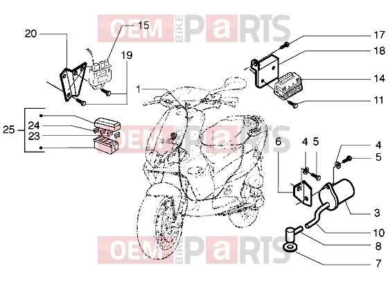 gilera Runner VX Electrical system » Electrical devices