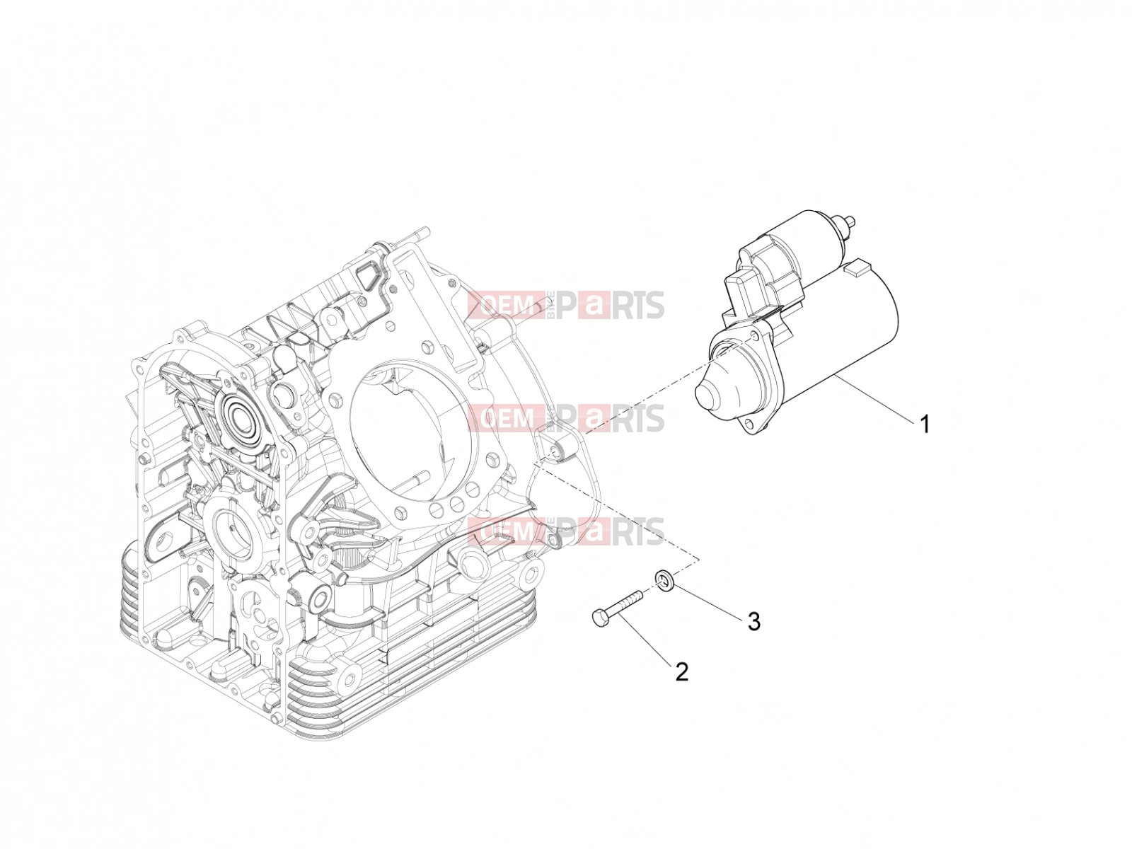 MOTOGUZZI Eldorado 1400 ABS Engine » Starter / Electric starter