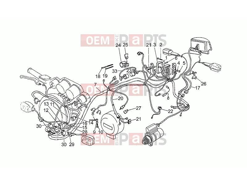 MOTOGUZZI SP II 1000 FRAME » Electrical system