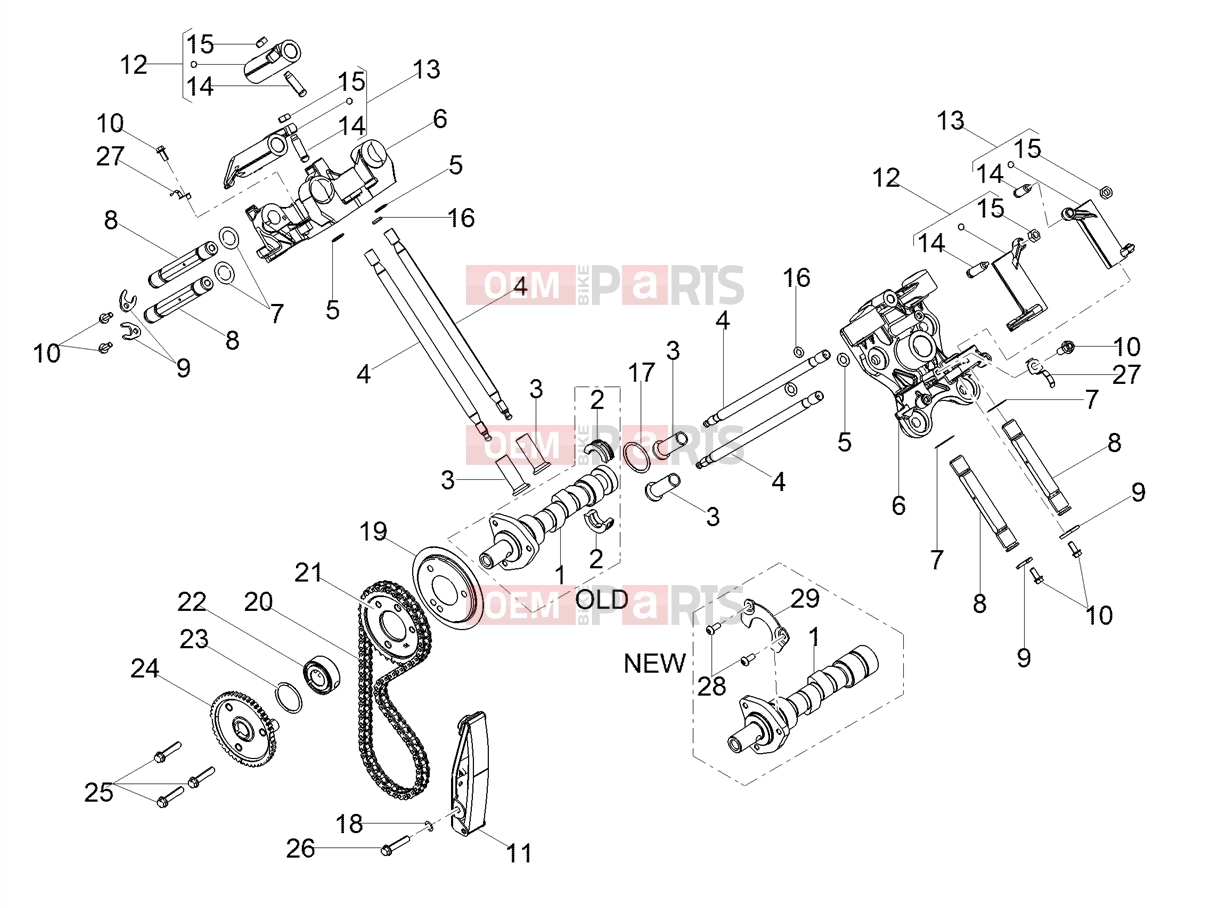Engine » Timing system - Motoguzzi V9 Bobber 850 ABS 2019