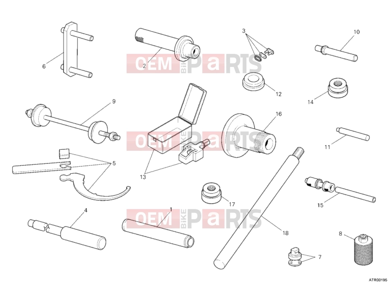 DUCATI 2007 Superbike 1098 S WORKSHOP SERVICE TOOLS, FRAME » FRAME