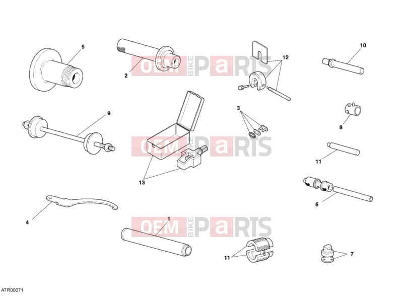 DUCATI 2007 Multistrada 1100 WORKSHOP SERVICE TOOLS, FRAME » FRAME