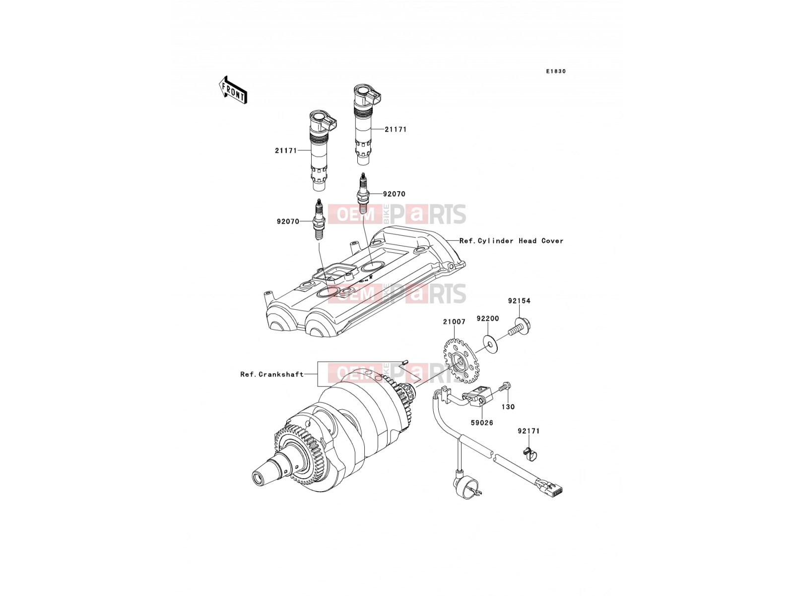 Ignition System - Kawasaki VERSYS (KLE650CCF) 2012