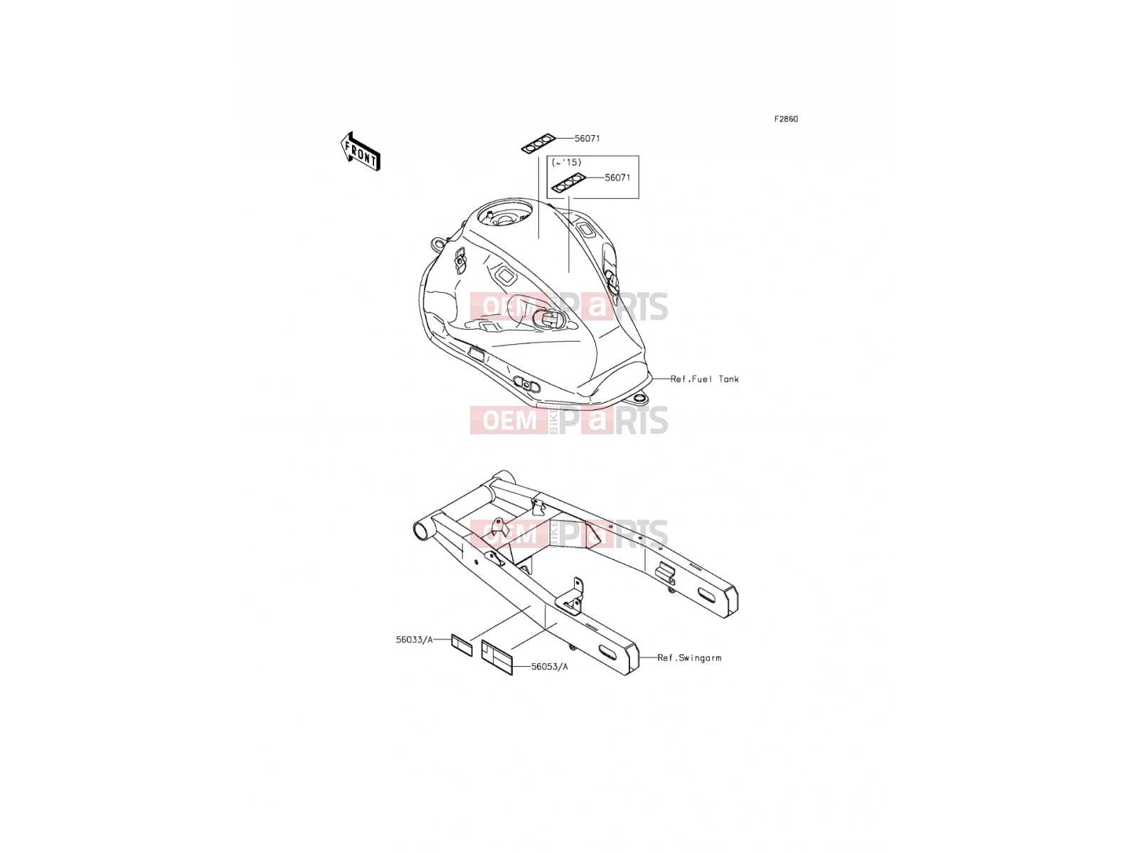 KAWASAKI 2013 Labels