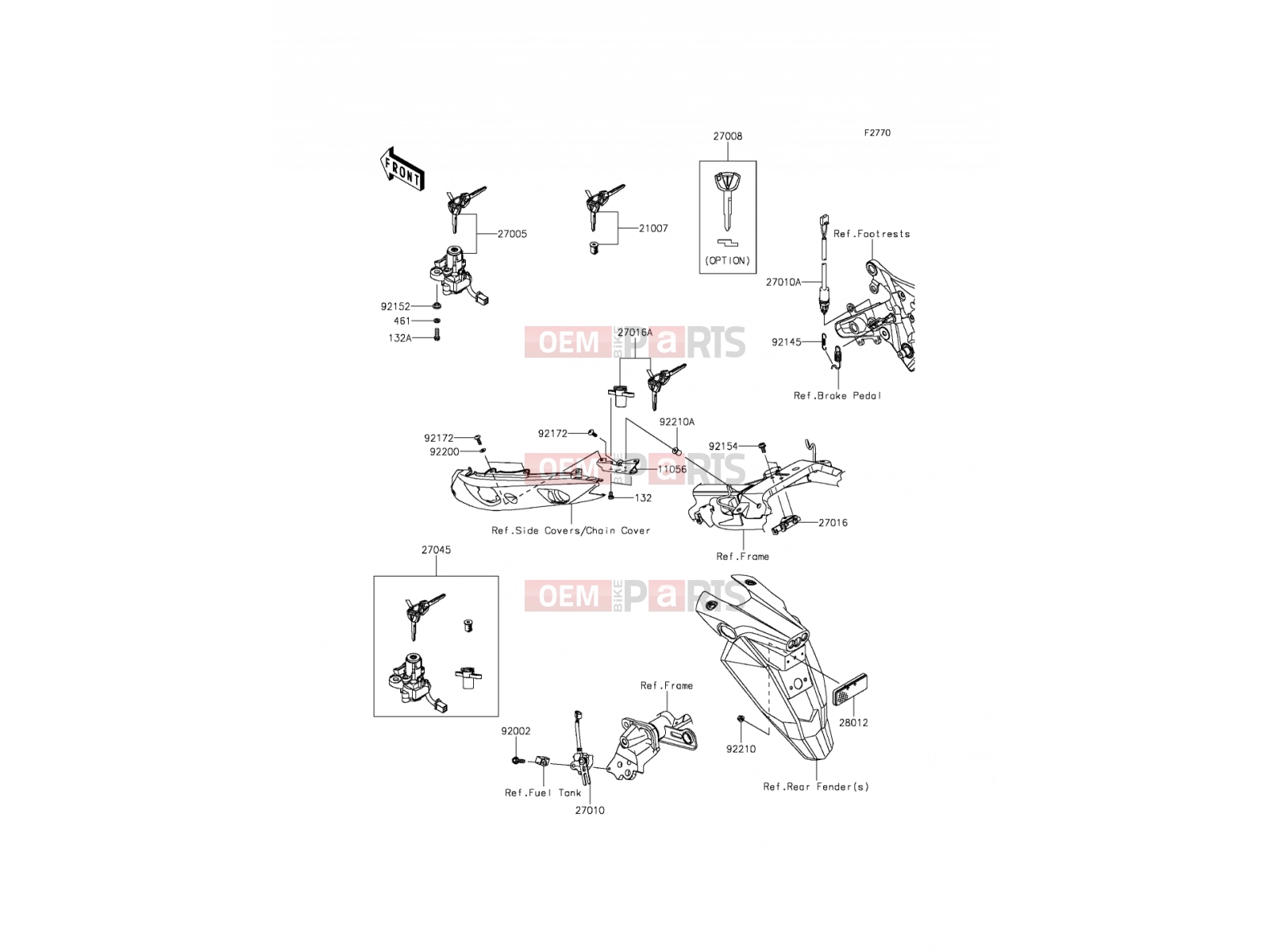 KAWASAKI 2014 Ignition Switch