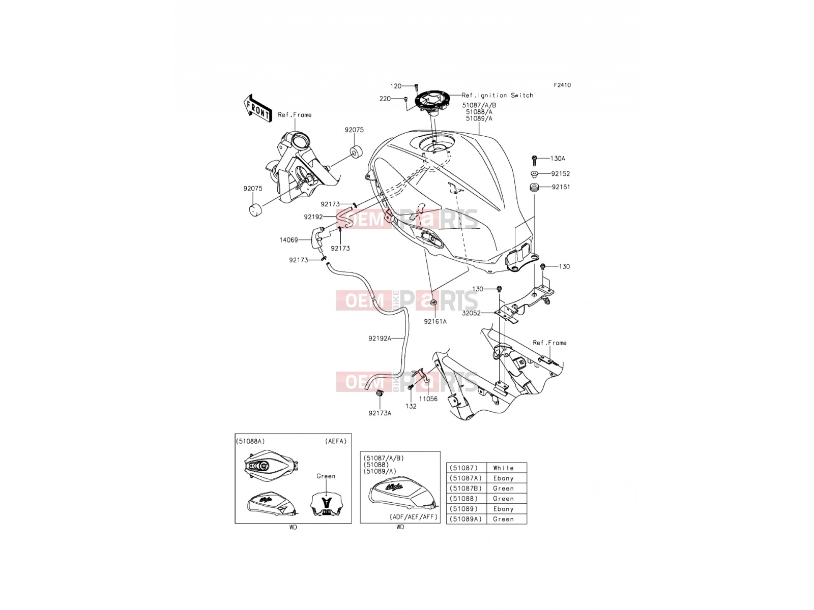 KAWASAKI 2014 Fuel Tank