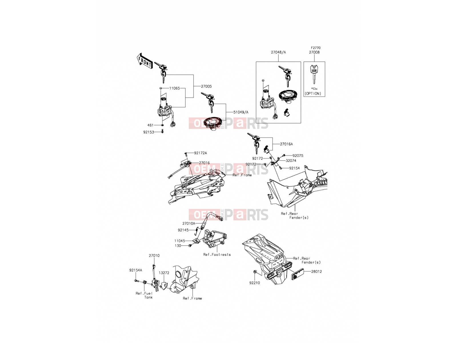 KAWASAKI 2014 Ignition Switch