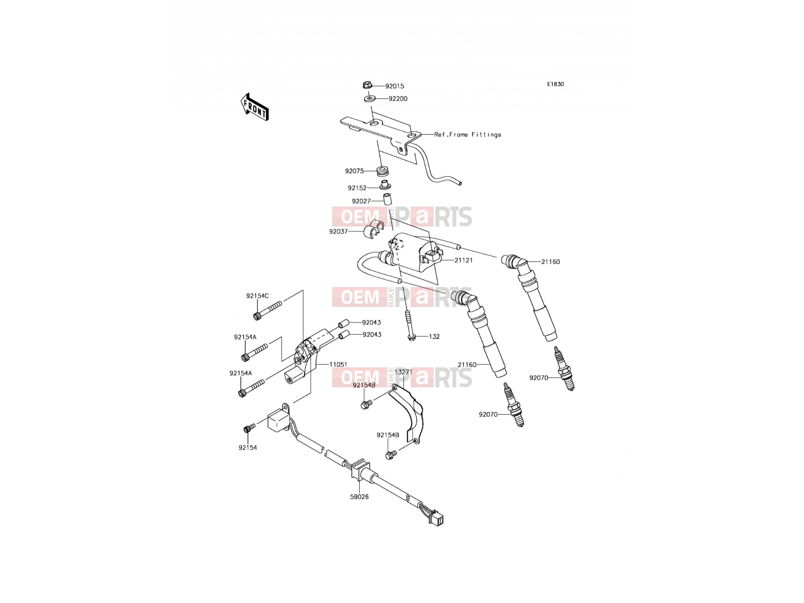 Ignition System - Kawasaki W800 (EJ800AFFA) 2015