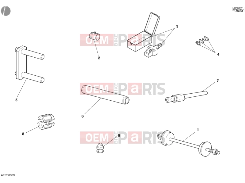 DUCATI 2007 Sporttouring ST3 WORKSHOP SERVICE TOOLS, FRAME » FRAME