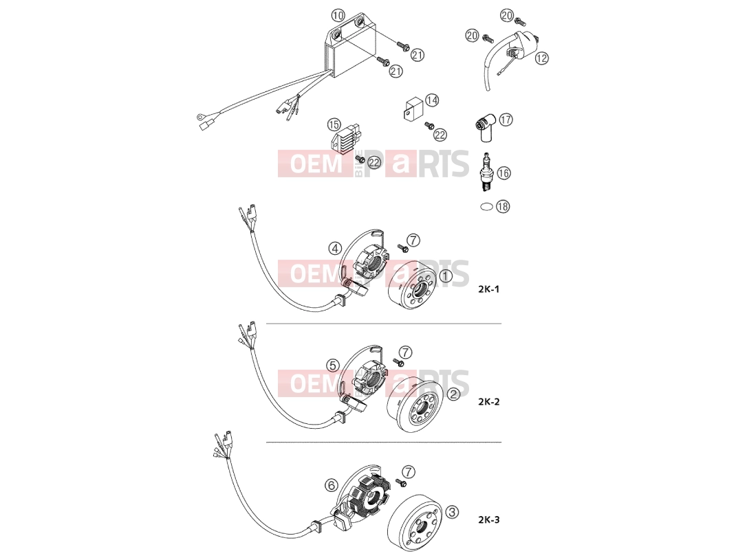 IGNITION SYSTEM|Engine|39 - KTM 200 SX (620130) [EU] 2003