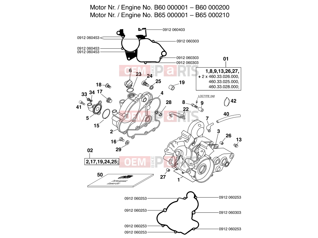 ENGINE CASE|Engine|30 - KTM 65 SX (600106) [EU] 2000