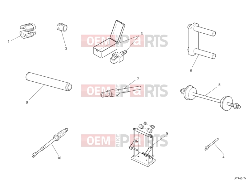 DUCATI 2006 Sportclassic Paul Smart WORKSHOP SERVICE TOOLS, FRAME » FRAME