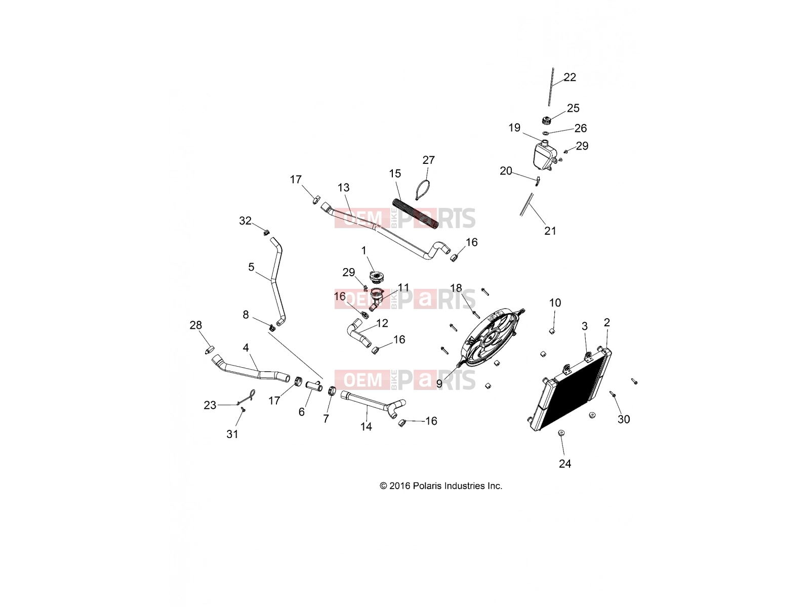 ENGINE | ENGINE, COOLING SYSTEM - A17SES57C1/C2/C7/CL/E1/E2/E7/EL/SET57C1/C2/E1/E2 - Polaris SPORTSMAN 570 TRACTOR (R07) - A17SES57C1/C2/C7/CL/E1/E2/E7/EL/SET57C1/C2/E1/E2 2017