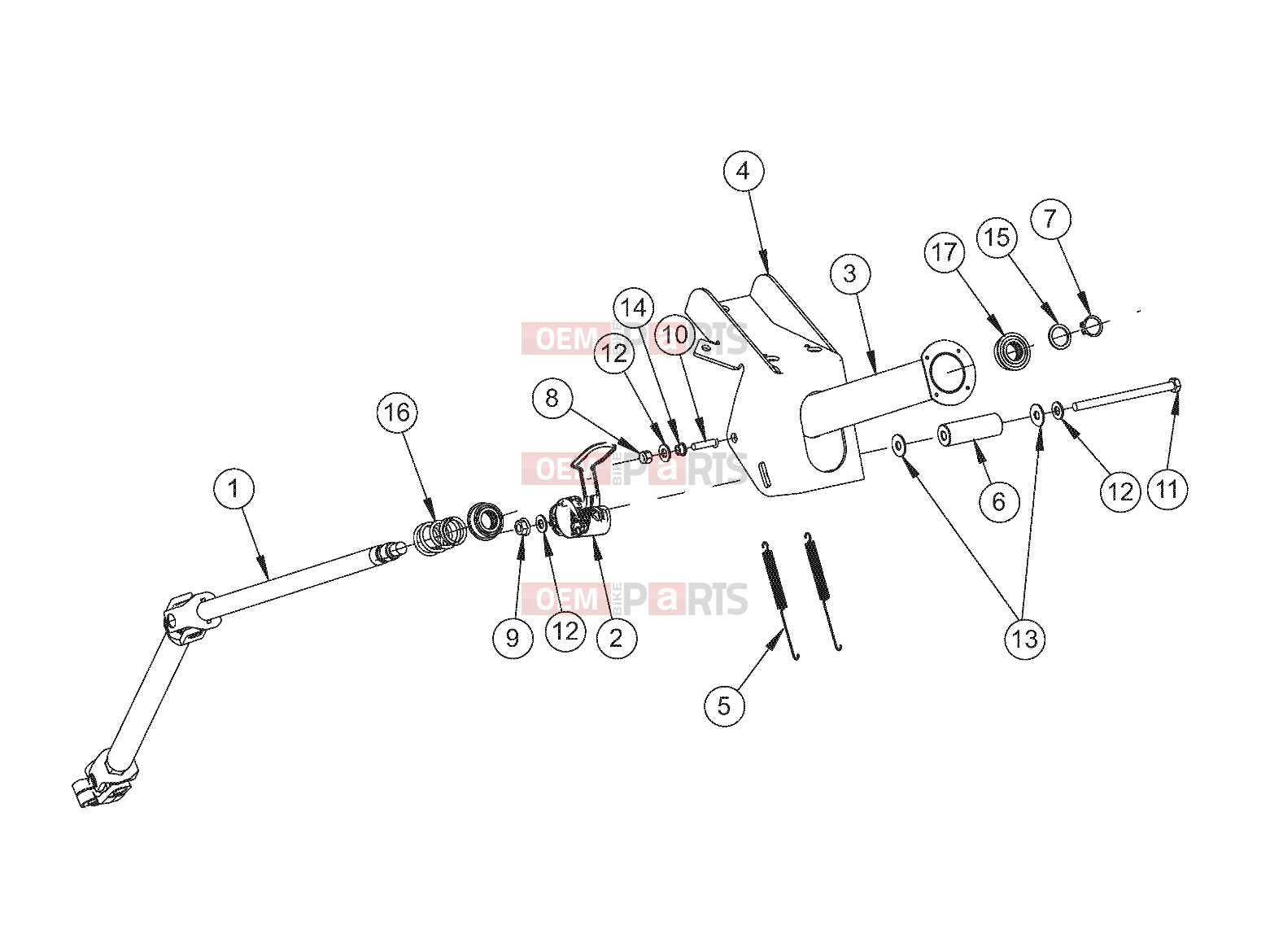 STEERING | STEERING, COLUMN, TILT - e2/e4/e6/eS/eL/eLXD (49GEMSTEER11COLUMNTILT) - Polaris GEM - e2/e4/e6/eS/eL/eLXD 2011