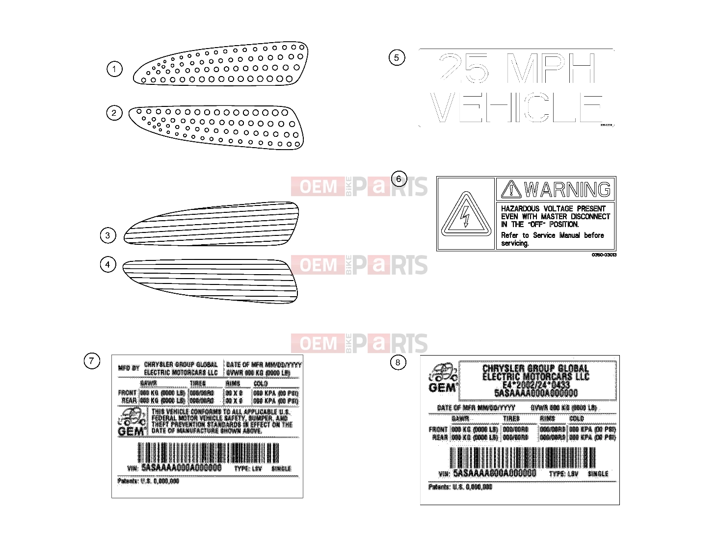 Polaris 2010 LEV GEM - E2/E4/E6/ES/EL/ELXD DECALS | DECALS, 2011 - e2/e4/e6/eS/eL/eLXD (49GEMDECALS11DECALS)