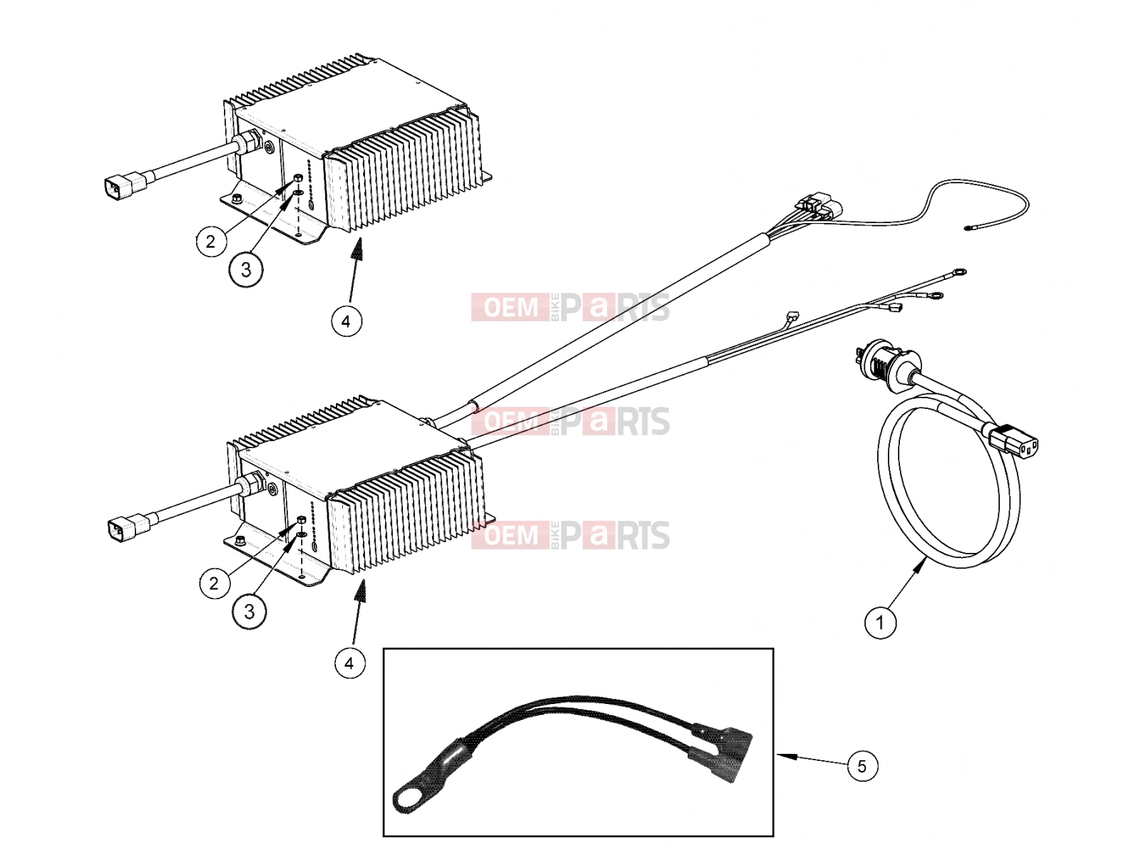 Polaris 2010 LEV GEM - E2/E4/E6/ES/EL/ELXD ELECTRICAL | ELECTRICAL, CHARGER - e2/e4/e6/eS/eL/eLXD (49GEMELECTRICAL11CHARGER)