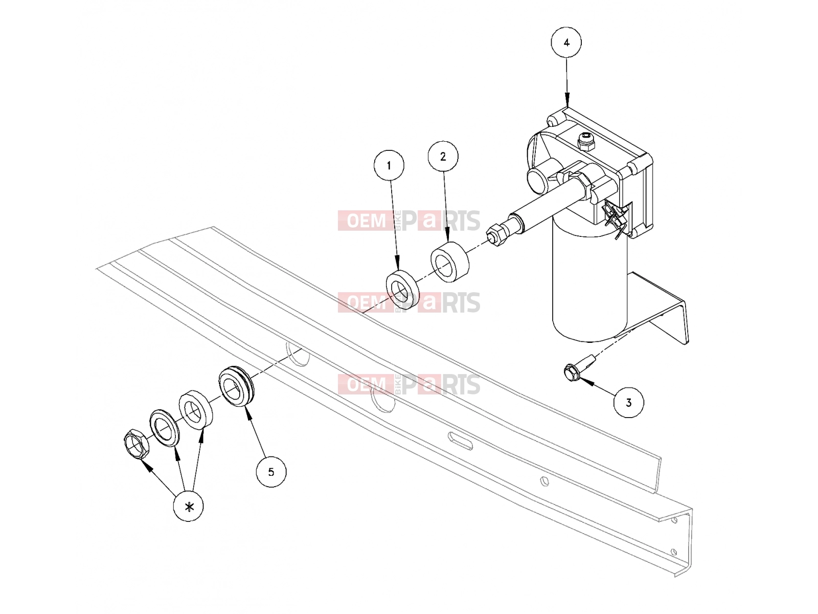 Polaris 2010 LEV GEM - E2/E4/E6/ES/EL/ELXD ELECTRICAL | ELECTRICAL, WIPER MOTOR WINDSHIELD WIPER - e2/e4/e6/eS/eL/eLXD (49GEMELECTRICAL11WIPER)