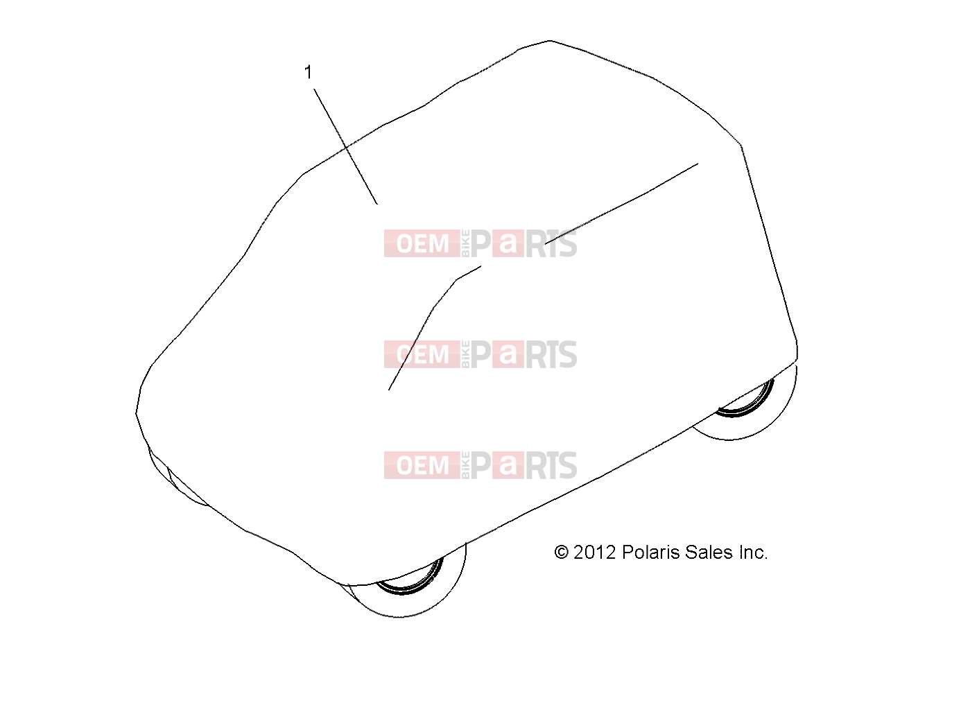 Polaris 2007 LEV GEM - E2/E4/E6/ES/EL/ELXD ACCESSORIES | ACCESSORIES, OPTIONS, STORAGE COVER - e2/e4/e6/e6wSopt (49GEMOPTIONS11CVR)
