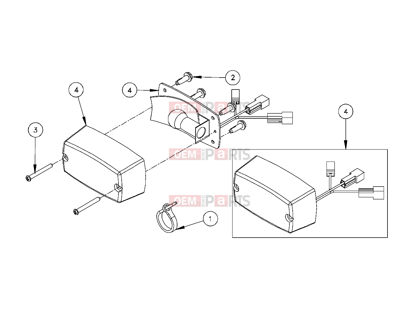 Polaris 2007 LEV GEM - E2/E4/E6/ES/EL/ELXD ELECTRICAL | ELECTRICAL, TAIL LIGHTS, PASSENGER - e2/e4/e6 (49GEMELECTRICAL11TAIL)
