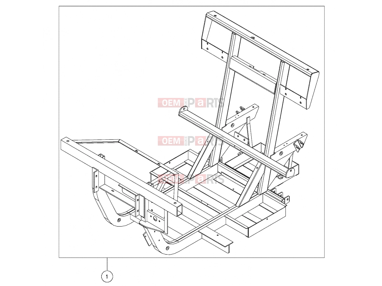 Polaris 2007 LEV GEM - E2/E4/E6/ES/EL/ELXD FRAME - e2/eS (49GEMFRAME11E2ES) | FRAME - e2/eS (49GEMFRAME11E2ES)