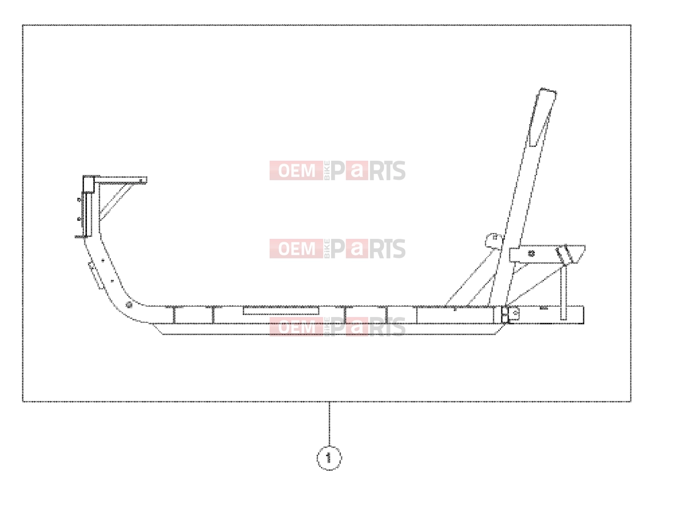 Polaris 2007 LEV GEM - E2/E4/E6/ES/EL/ELXD FRAME | FRAME, HARD DOOR - e4 (49GEMFRAME11E4HD)