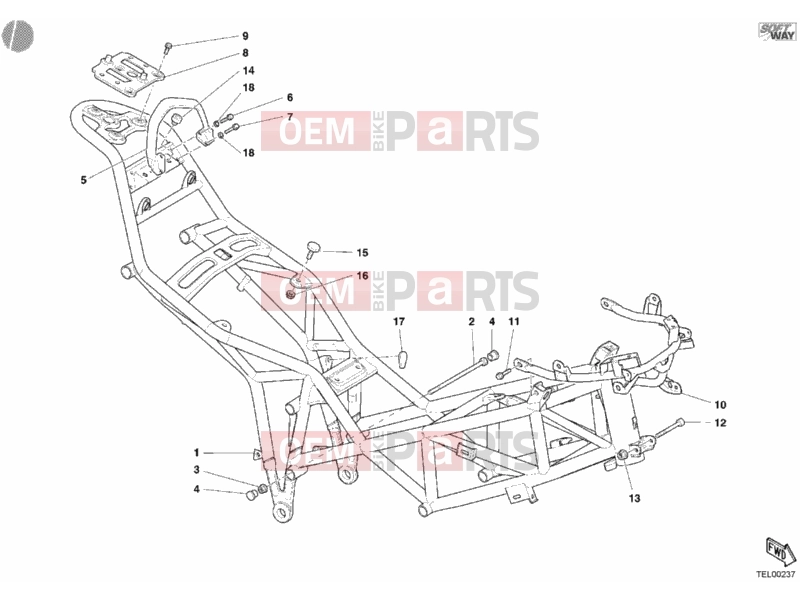DUCATI 2005 Multistrada 1000 FRAME » FRAME