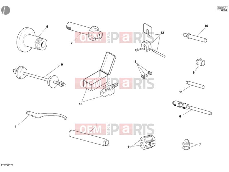DUCATI 2005 Multistrada 1000 WORKSHOP SERVICE TOOLS, FRAME » FRAME