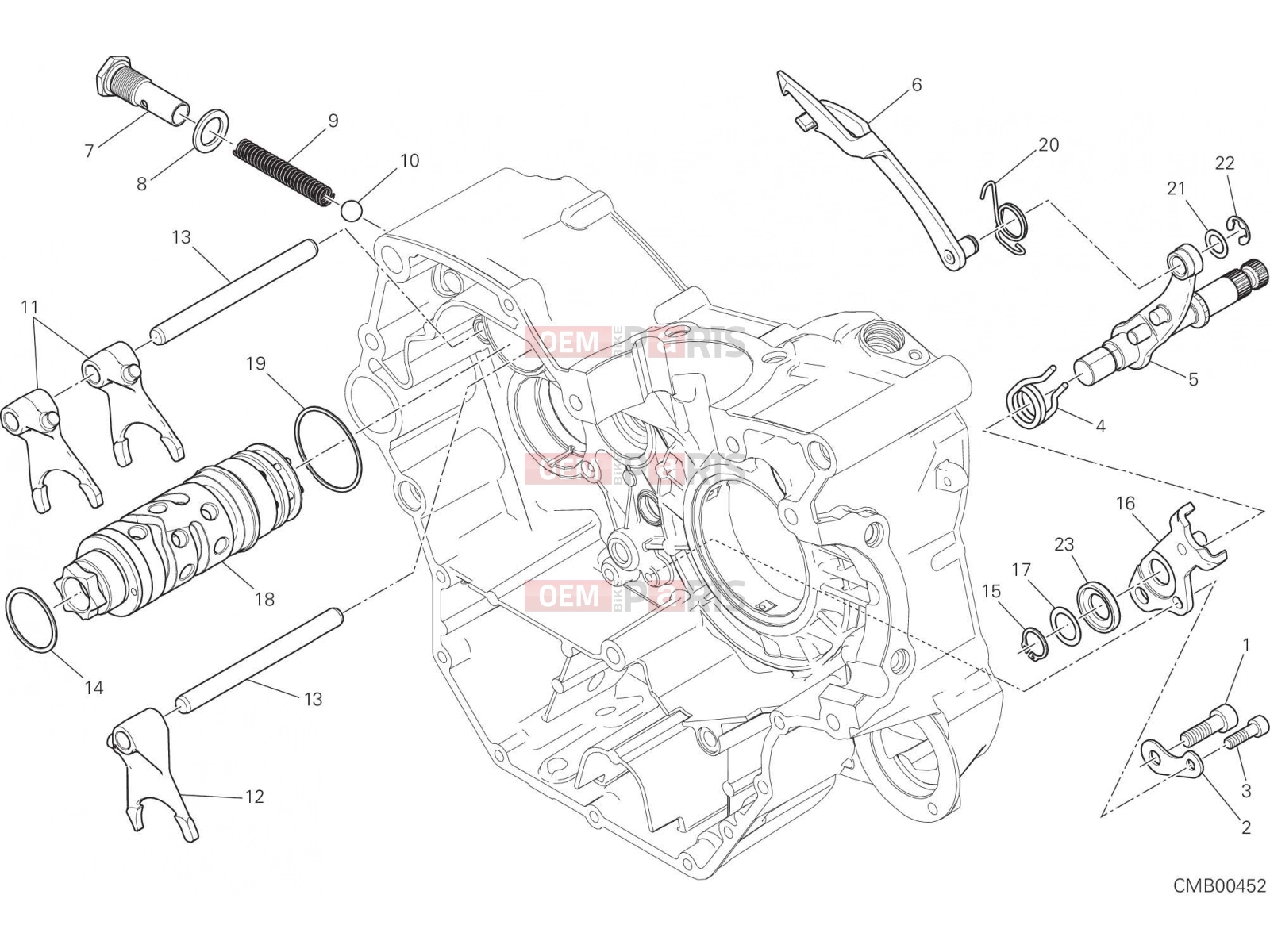 DUCATI 2017 Monster 797 SHIFT CAM - FORK [MOD:M 797]