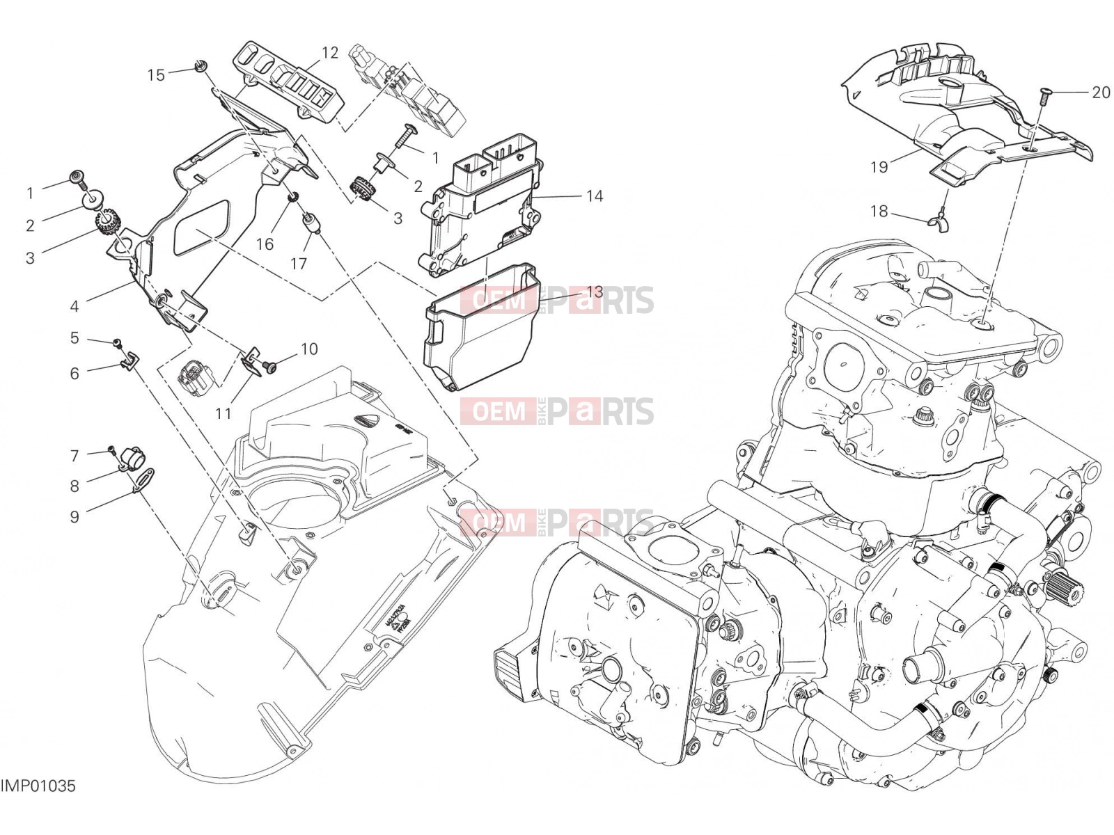 DUCATI 2017 SuperSport ENGINE CONTROL UNIT [MOD:SS 939]
