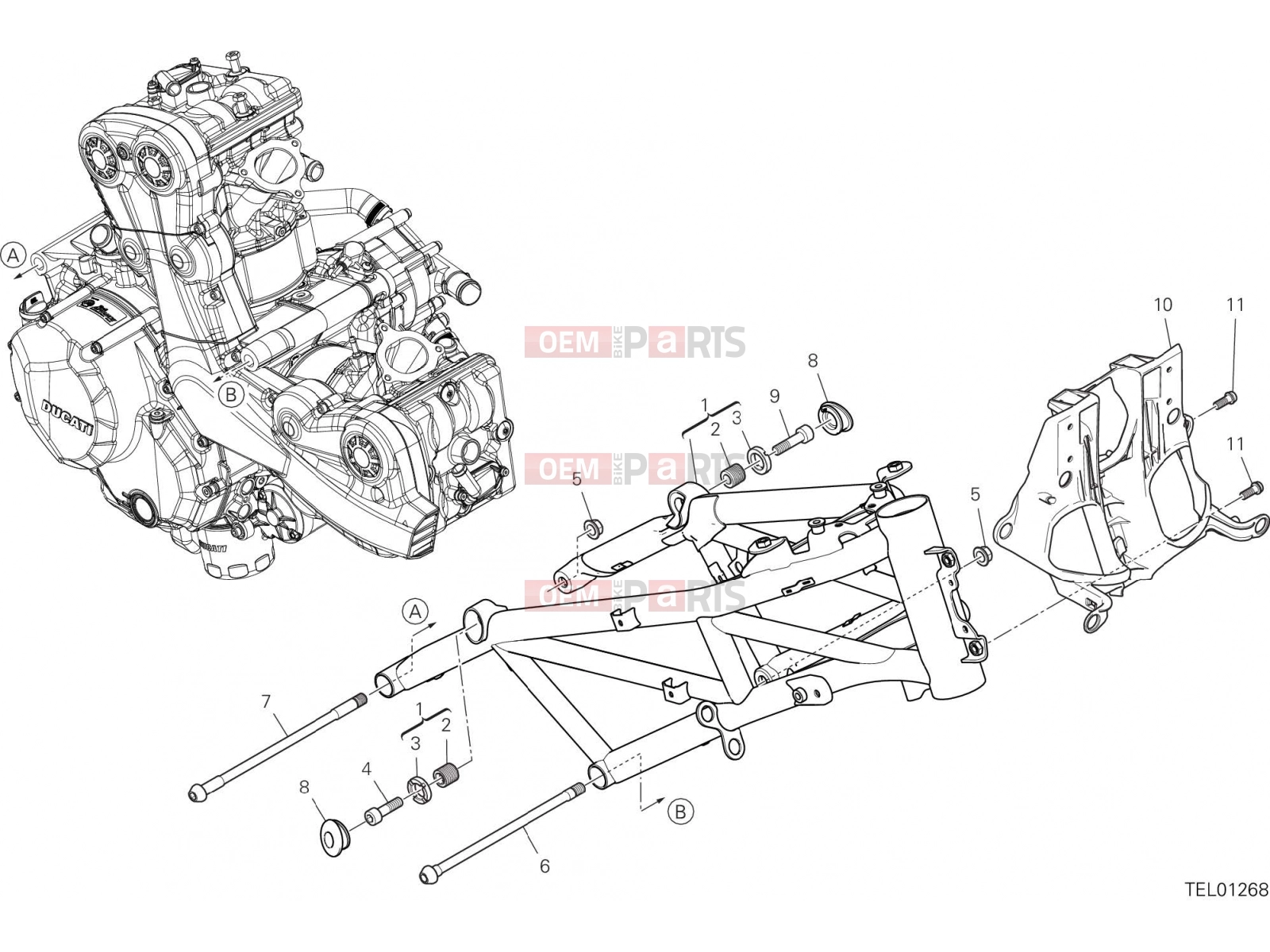 DUCATI 2019 Multistrada 950 S FRAME [MOD:MS950S]