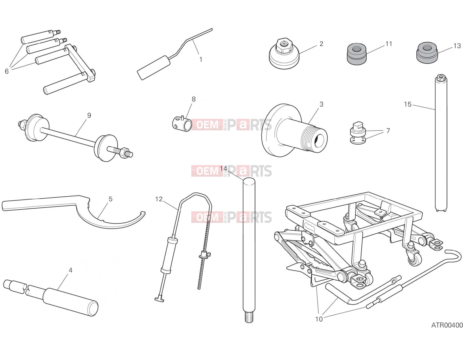 DUCATI 2020 Diavel S WORKSHOP SERVICE TOOLS (FRAME) [MOD:DVL1260S]
