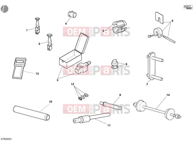 DUCATI 2005 Sporttouring ST4 S ABS WORKSHOP SERVICE TOOLS, FRAME » FRAME
