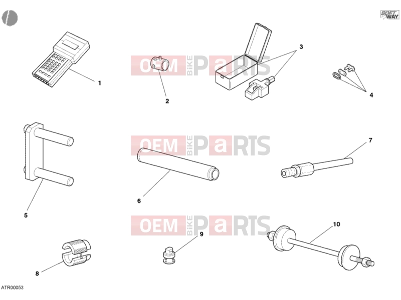 DUCATI 2004 Monster 800 WORKSHOP SERVICE TOOLS, FRAME » FRAME