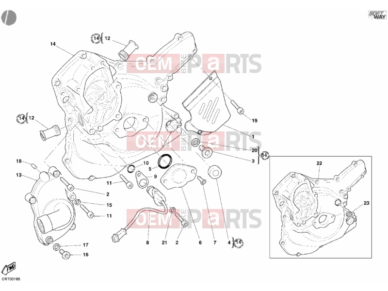 DUCATI 2004 998 Final Ed. GENERATOR COVER » IGNITION SYSTEM