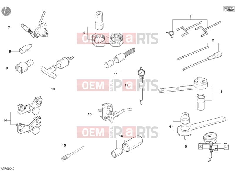 DUCATI 2004 998 Final Ed. 01A - WORKSHOP SERVICE TOOLS, ENGINE » UNCLASSIFIED