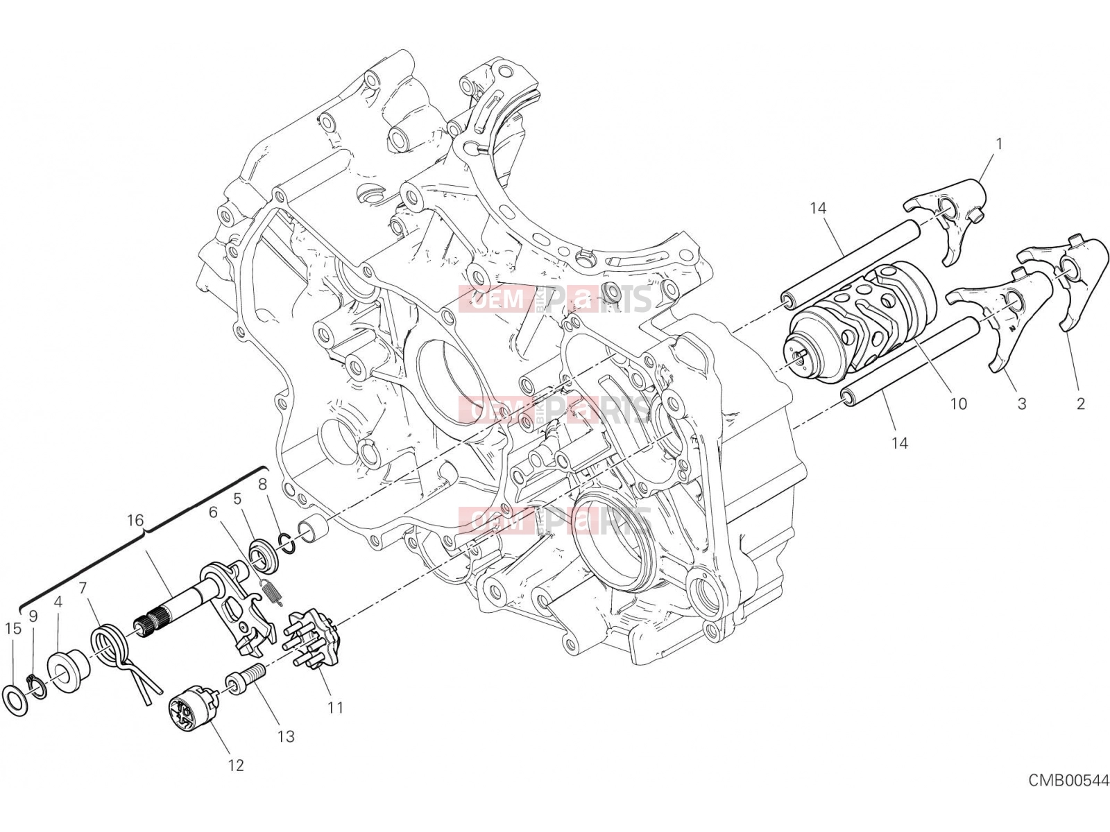 DUCATI 2021 Panigale V2 SHIFT CAM - FORK [MOD:PANV2]