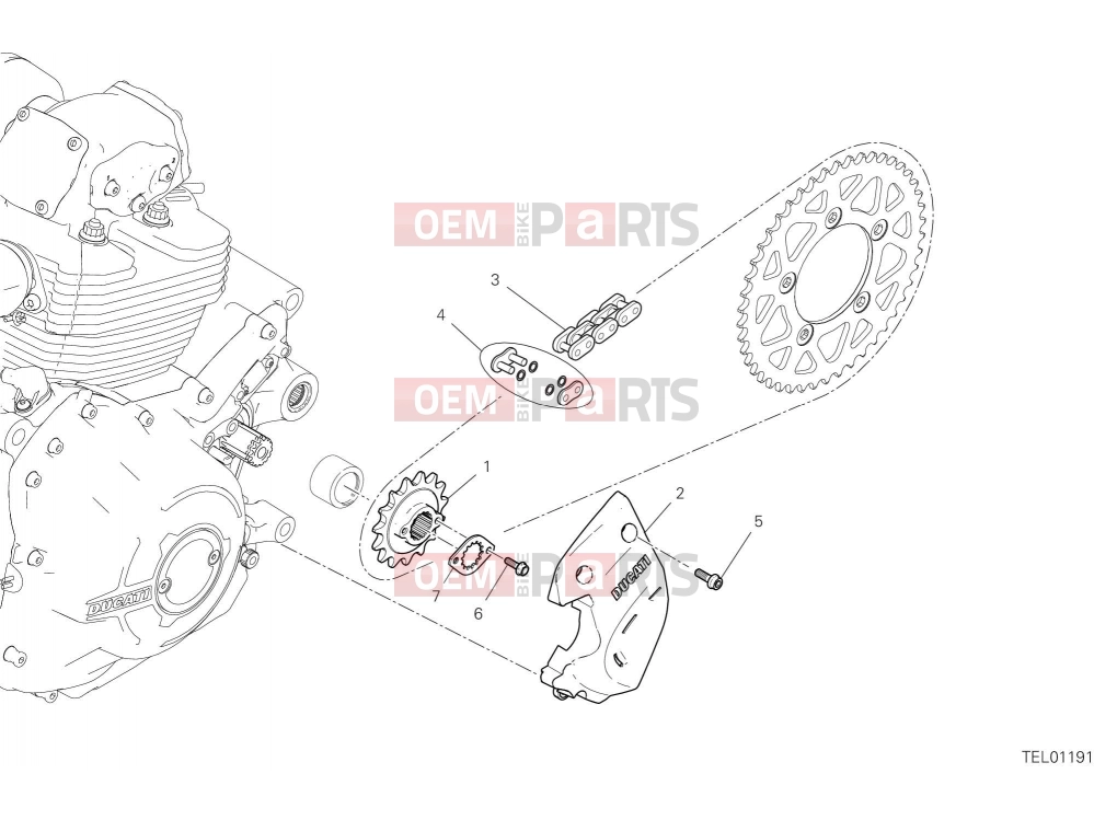 FRAME [MOD:SCR800FT] - Ducati Scrambler Full Throttle 2017