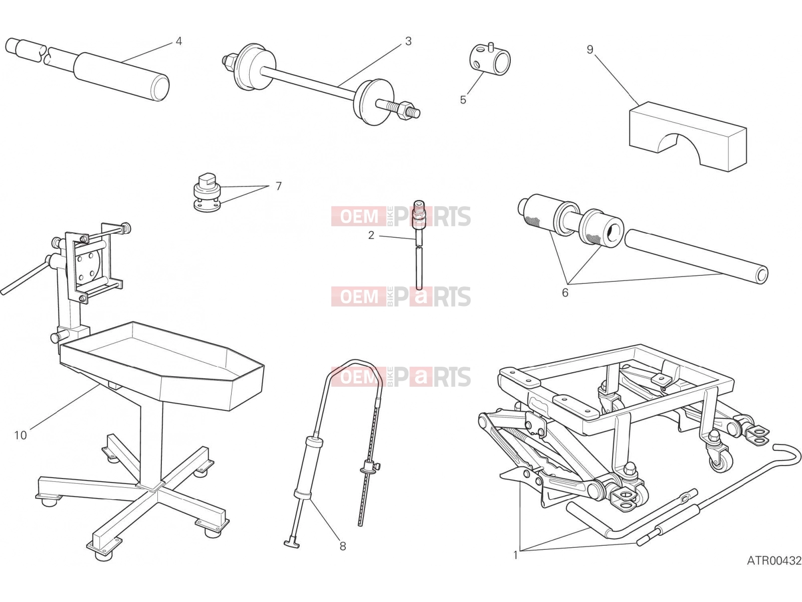 DUCATI 2021 Monster + WORKSHOP SERVICE TOOLS (FRAME) [MOD:M937+]