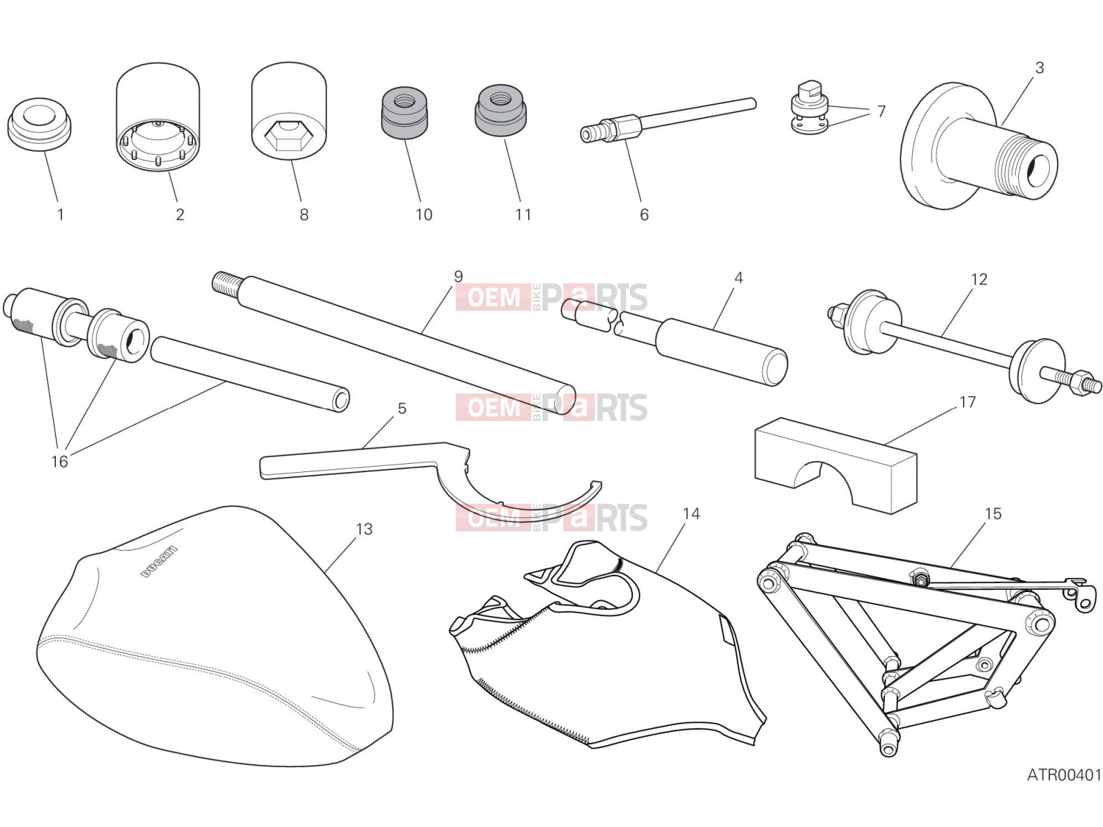 DUCATI 2021 Panigale V4 S WORKSHOP SERVICE TOOLS (FRAME) [MOD:PANV4 S]